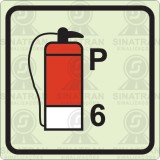  Extintor de incêndio p-6 